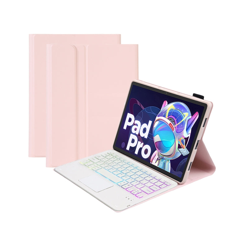 AM20-AS 羊細紋背光藍牙觸控鍵盤平板皮套 適用於聯想 Xiaoxin Pad 2022 10.6 inch/Tab M10 Plus 10.6 3rd Gen 2022