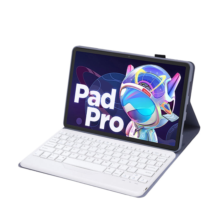 AM20-B 羊細紋超薄藍牙鍵盤平板皮套 適用於聯想 Xiaoxin Pad 2022 10.6 inch/Tab M10 Plus 10.6 3rd Gen 2022