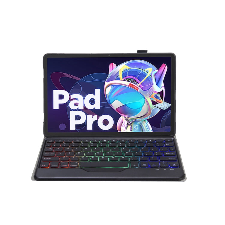 AM20-BS 羊細紋超薄背光藍牙鍵盤平板皮套 適用於聯想 Xiaoxin Pad 2022 10.6 inch/Tab M10 Plus 10.6 3rd Gen 2022