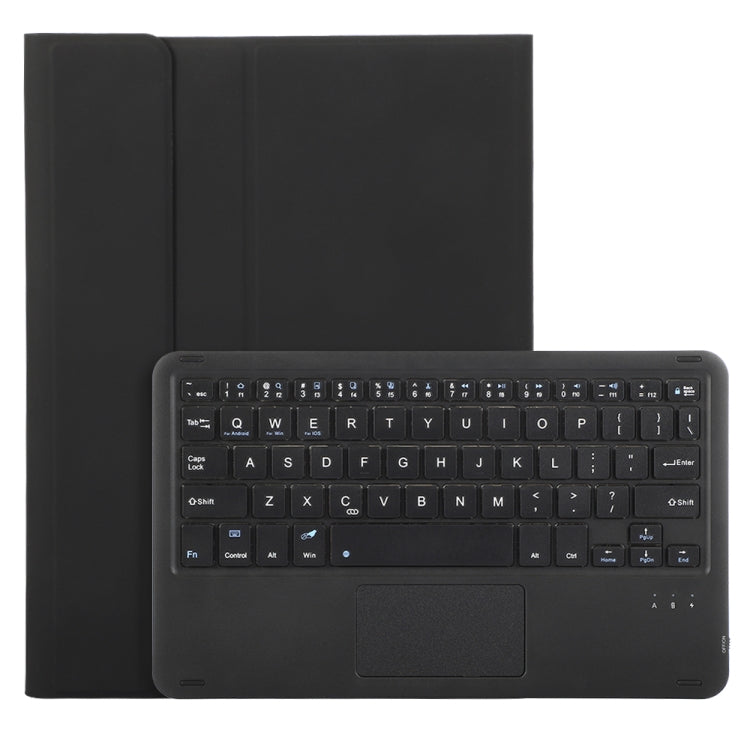 For iPad 11 2025 / 10th Gen 10.9 2022 A10B-A Lambskin Texture Bluetooth Touch Keyboard Leather Tablet Case with Pen Slot