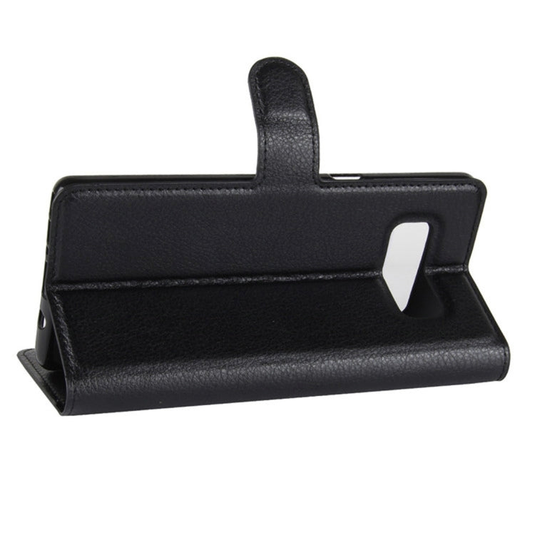 適用於三星Galaxy Note 8荔枝紋左右開皮套帶支架&卡槽&錢包