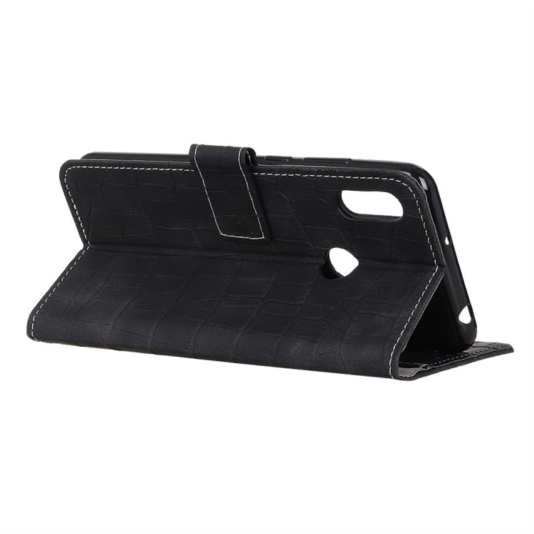 適用於三星 Galaxy A40 鱷魚紋左右開皮套，帶支架&錢包&卡槽&相框