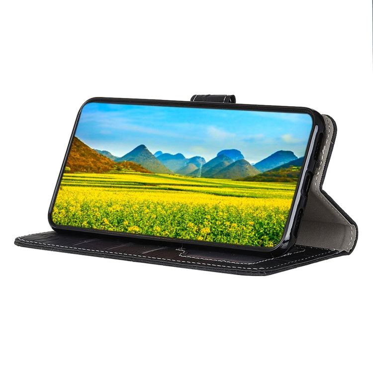 適用於三星 Galaxy A50 鱷魚紋左右開皮套，帶支架&錢包&卡槽&相框