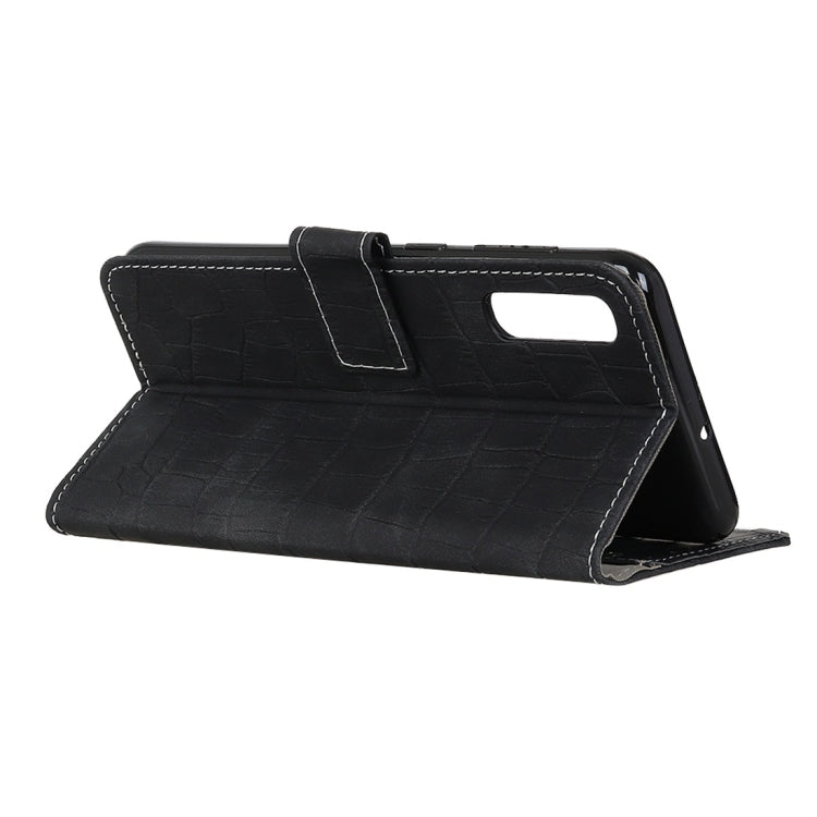 適用於三星 Galaxy A50 鱷魚紋左右開皮套，帶支架&錢包&卡槽&相框