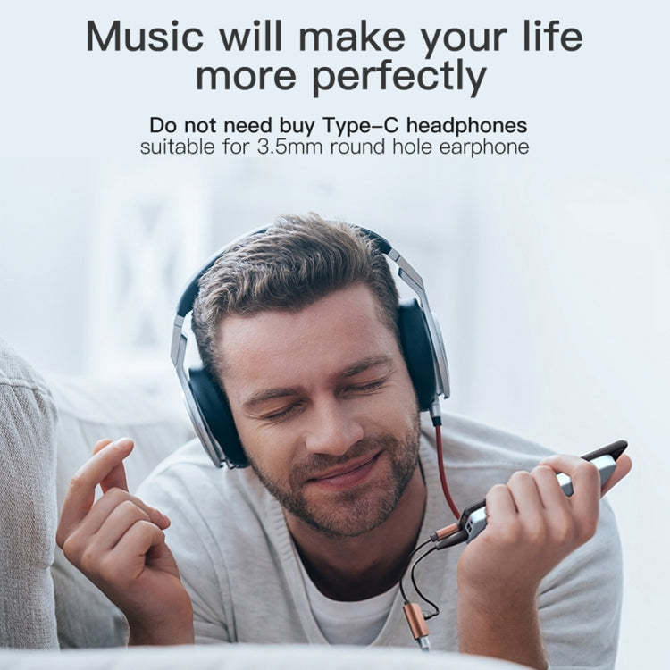 Type-C公轉Type-C母+3.5MM母轉接頭 12CM