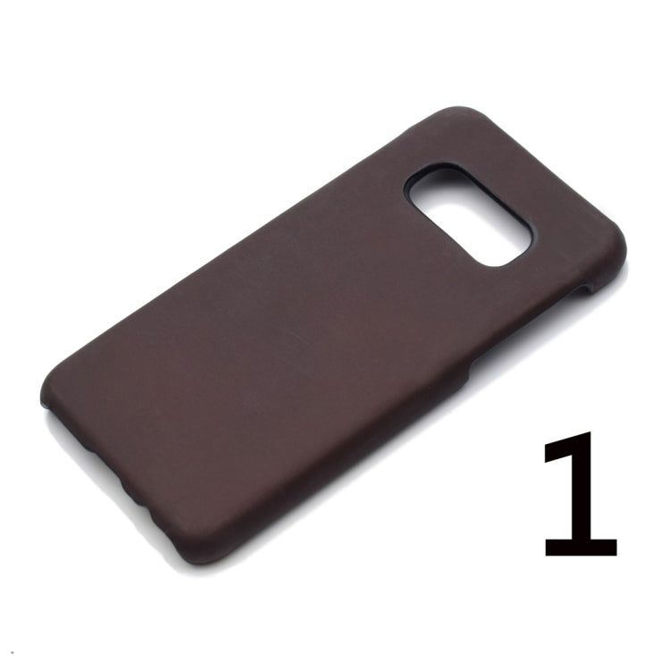 適用於三星 Galaxy S10 貼皮+PC 熱感變色手機保護殼 里殼貼絨 黑色外殼變綠色