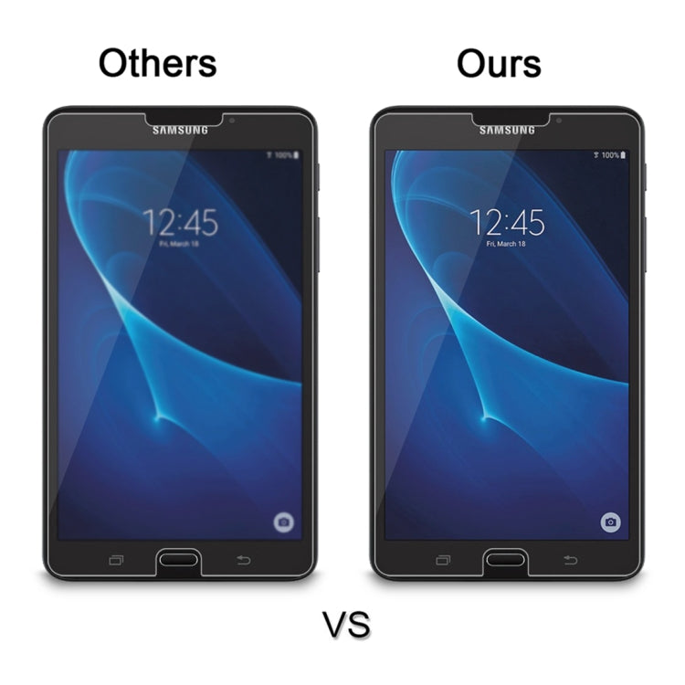 適用於三星蓋樂世 Tab A 7.0  T280 / T285  0.26mm厚度 9H表面硬度 2.5D弧邊 鋼化玻璃保護膜