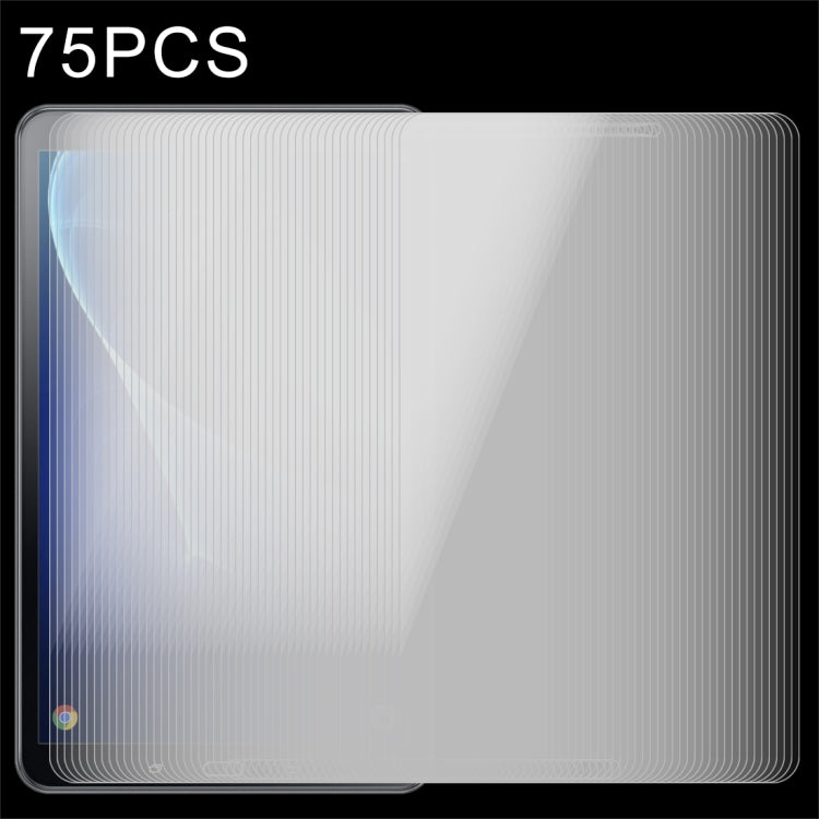 75個裝 適用於三星蓋樂世 Tab A 10.1  T580 / T585 0.26mm厚度 9H表面硬度 2.5D弧邊 鋼化玻璃保護膜