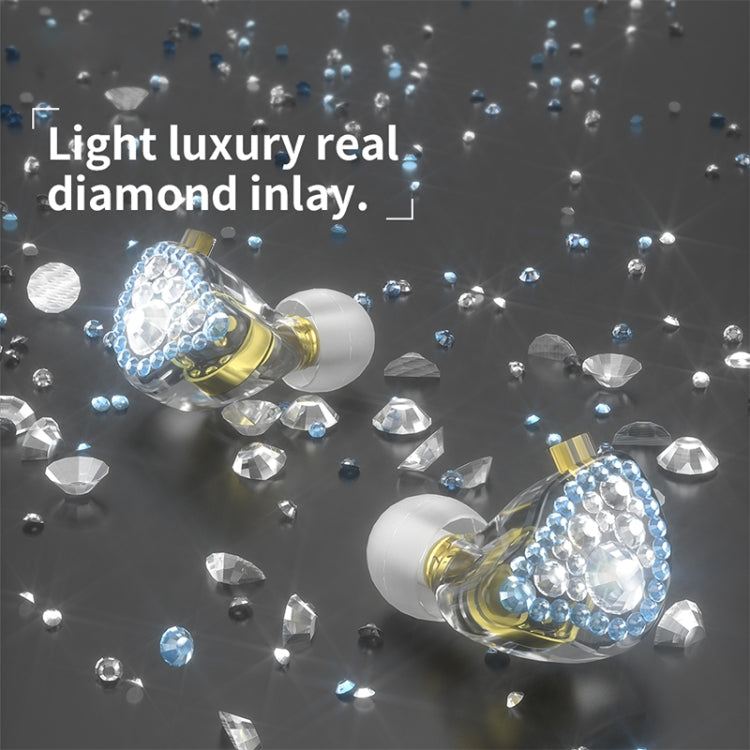 CVJ 琉璃3.5mm入耳式有線耳機，線長2.5m