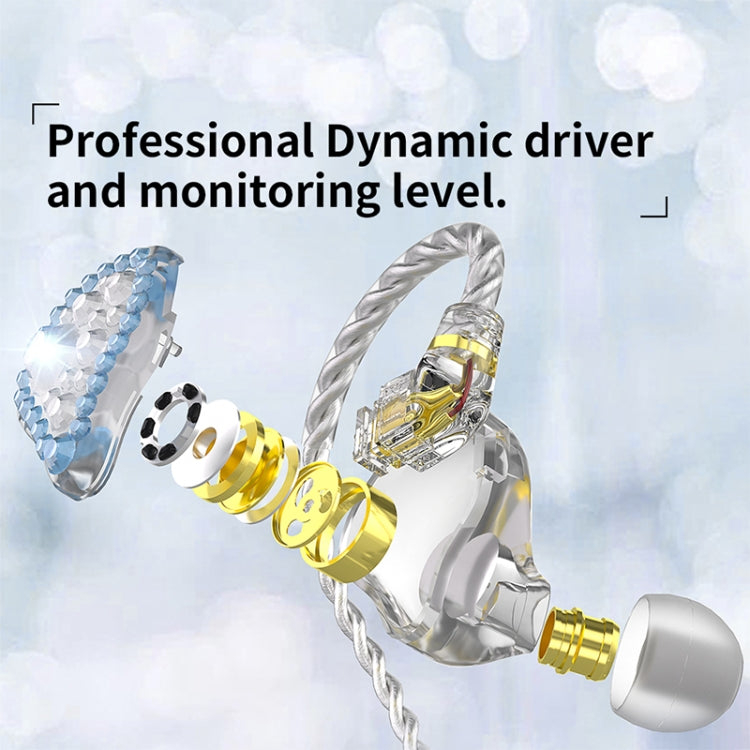 CVJ 琉璃3.5mm帶麥入耳式有線耳機，線長1.25m