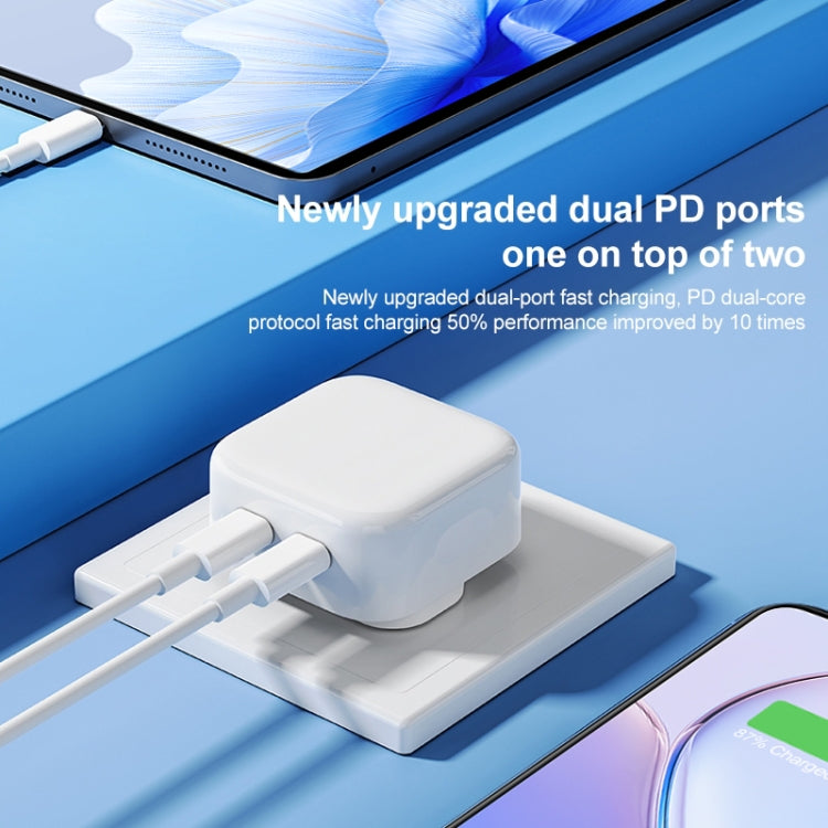 ROCK T58 PD雙口35W快充充電器 ，中規