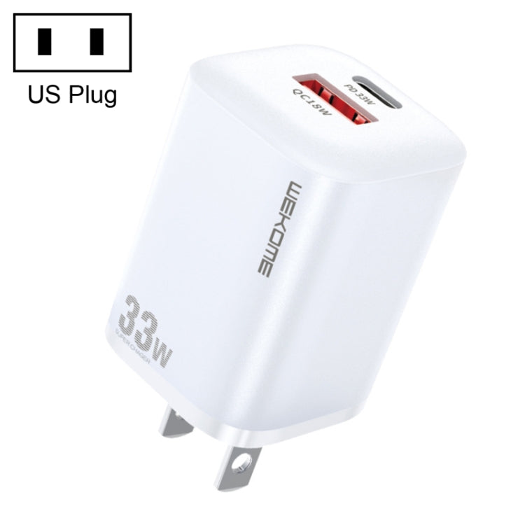 WK WP-U140 33W勁電系列USB+Type-C快充充電器，規格：美規