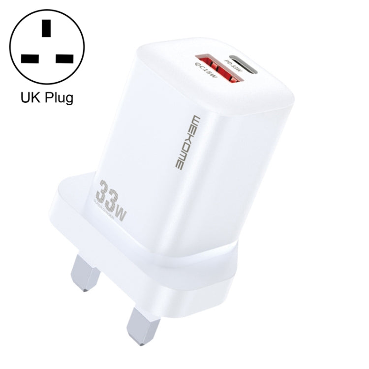 WK WP-U140 33W勁電系列USB+Type-C快充充電器，規格：英規
