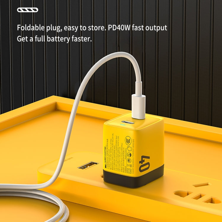 WK WP-U128 40W雙Type-C接口氮化鎵充電器，規格：美規