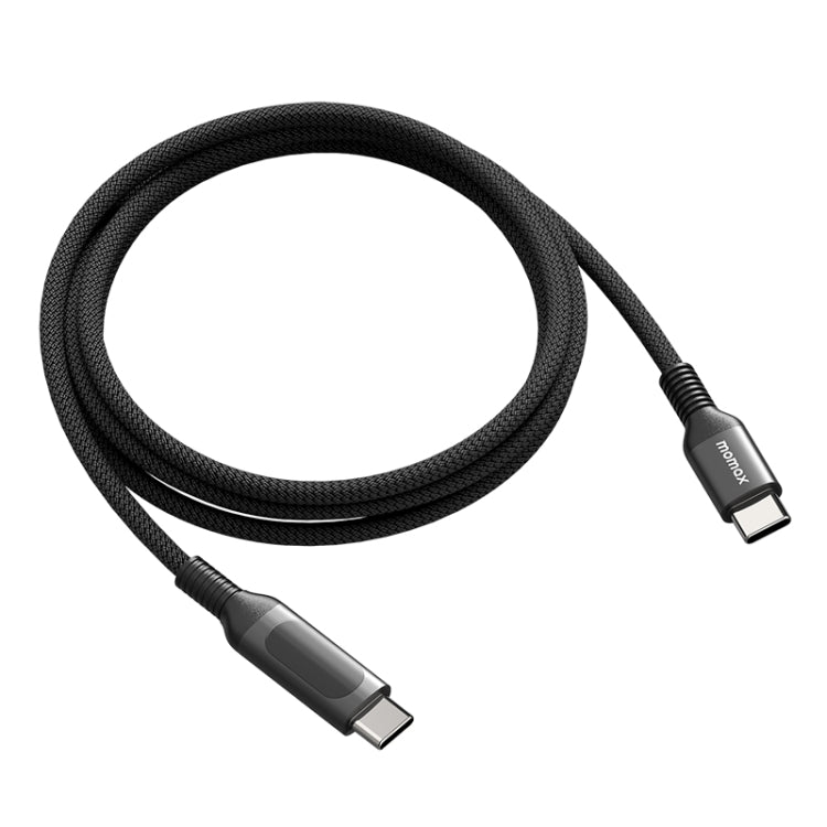 MOMAX DC22 1.2m Type-C數顯PD 100W快充編織線