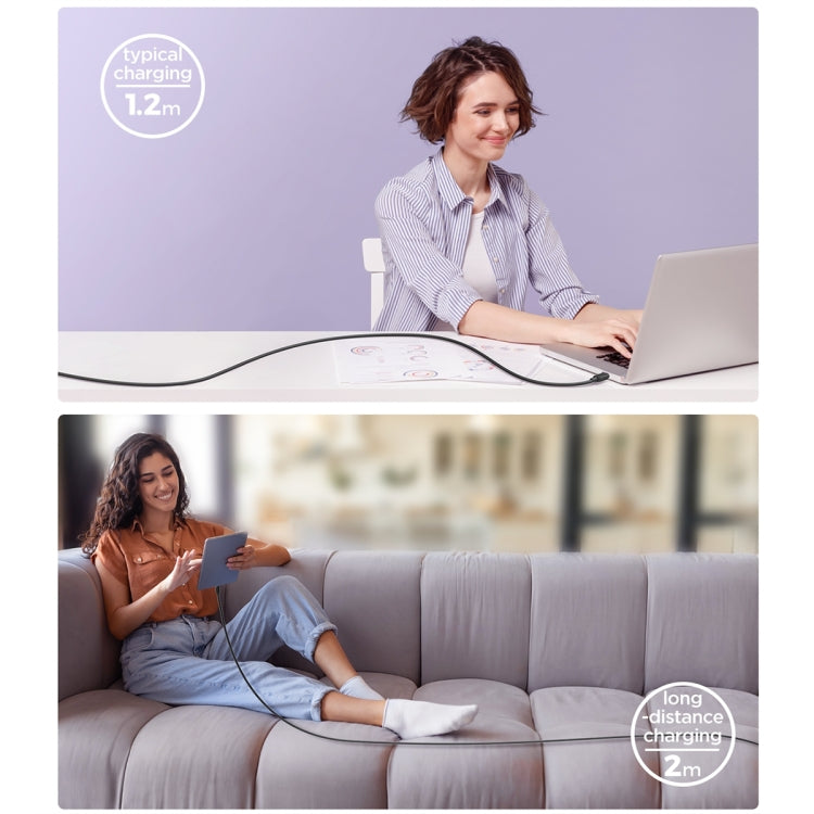 機樂堂 S-AL012A14 幻彩系列 2.4A USB轉8 Pin 快充數據線，線長:1.2m