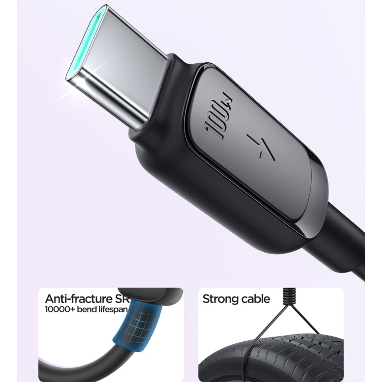 JOYROOM S-CC100A14 Multi-Color Series 60W USB-C / Type-C to USB-C / Type-C Fast Charging Data Cable, Length:1.2m