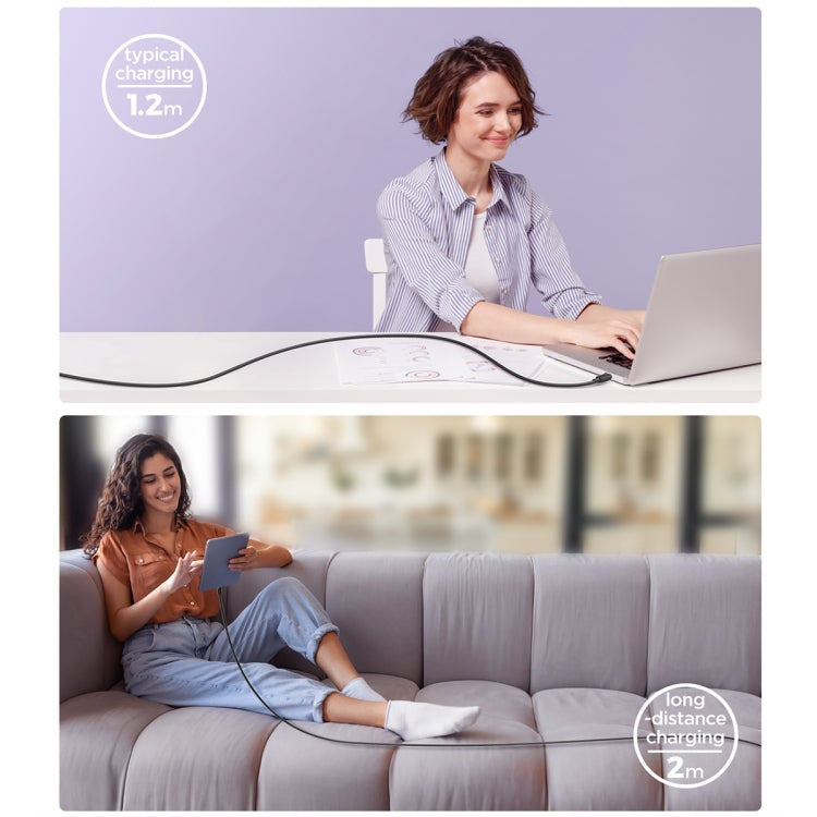 機樂堂 S-CL020A14 幻彩系列 20W Type-C轉8 Pin 快充數據線，線長:1.2m