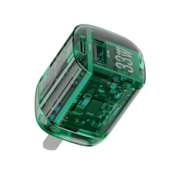 WEKOME WP-U115先鋒33W USB+Type 雙口氮化鎵快充充電器