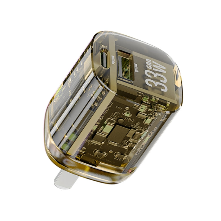 WEKOME WP-U115先鋒33W USB+Type 雙口氮化鎵快充充電器