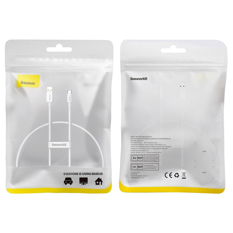 倍思 優勝系列 P10320102214-00 100W USB轉Type-C快充數據線, 線長: 0.25m