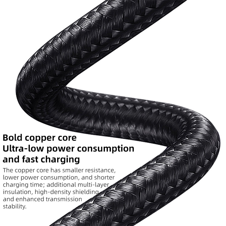 Mutural Li-CC003 酷潮系列 66W USB轉Type-C 數顯充電數據線1.2米