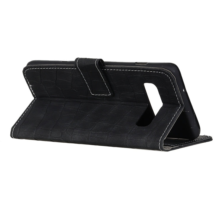 適用於三星 Galaxy S10 Plus 鱷魚紋左右開皮套，帶支架&錢包&卡槽&相框