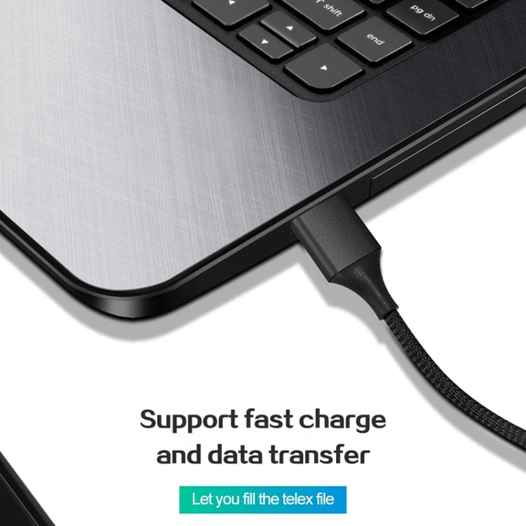 M11 5A USB轉Type-C 尼龍編織磁吸數據線，線長：1m