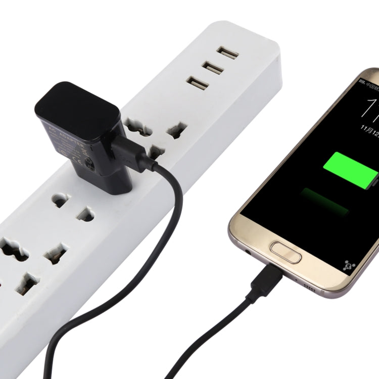 5V 2.1A 智能USB充電器帶1m長USB to Micro USB 充電線，歐規