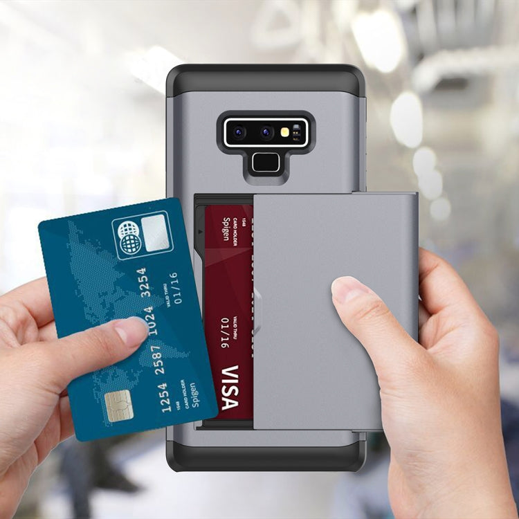 適用於三星Galaxy Note 9 滑蓋插卡防摔保護殼