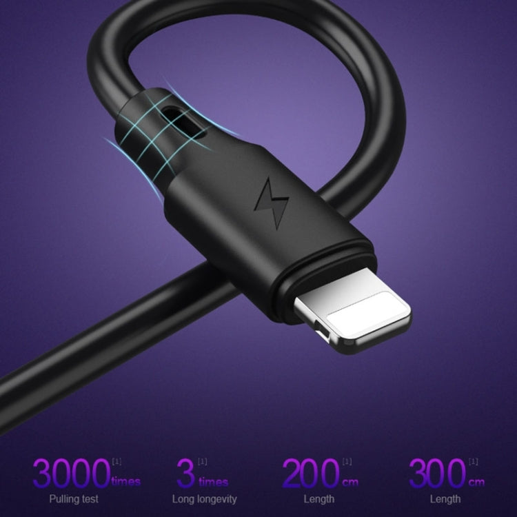 WK WDC-092 2.4A USB轉Micro USB 全速Pro數據線 線長: 3m
