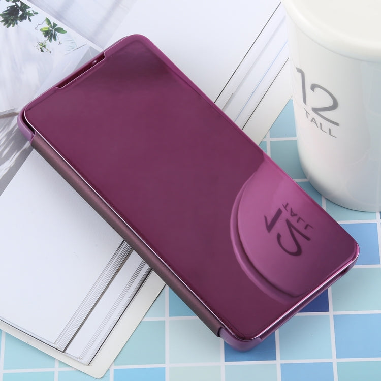 適用於三星蓋樂世 Galaxy S10 PU 電鍍鏡面左右翻蓋皮套 帶支架