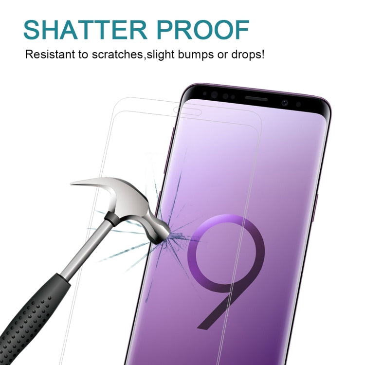 25個裝 適用於三星 Galaxy S9 Plus 9H 3D曲面全屏鋼化玻璃膜