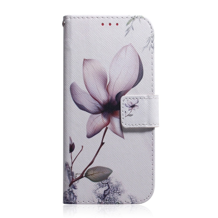 適用於三星 Galaxy S10 E 木蘭花圖案 彩繪左右開皮套，帶支架&卡槽&錢包