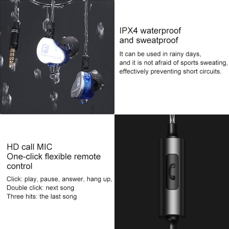 QKZ CK9 HiFi入耳式四單元運動音樂耳機