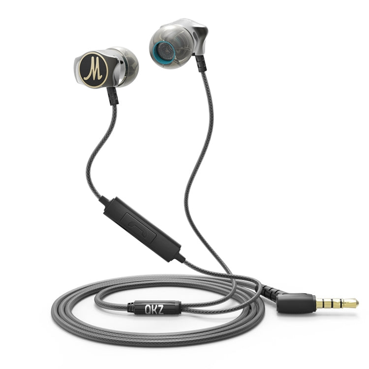 QKZ DM7 高音質入耳式全金屬運動音樂耳機 ,帶麥版