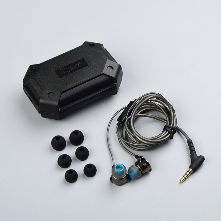 QKZ DM7 高音質入耳式全金屬運動音樂耳機 ,帶麥版