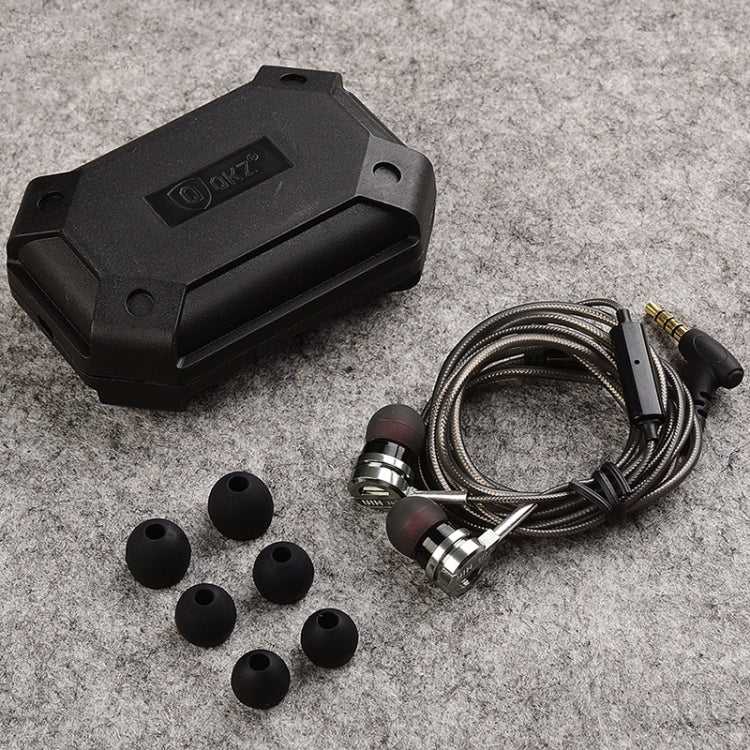 QKZ DM9 高音質入耳式全金屬運動音樂耳機 ,帶麥版