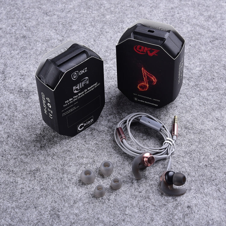 QKZ EQ1  CNC金屬鯊魚鰭耳機運動音樂耳機 ,帶麥版