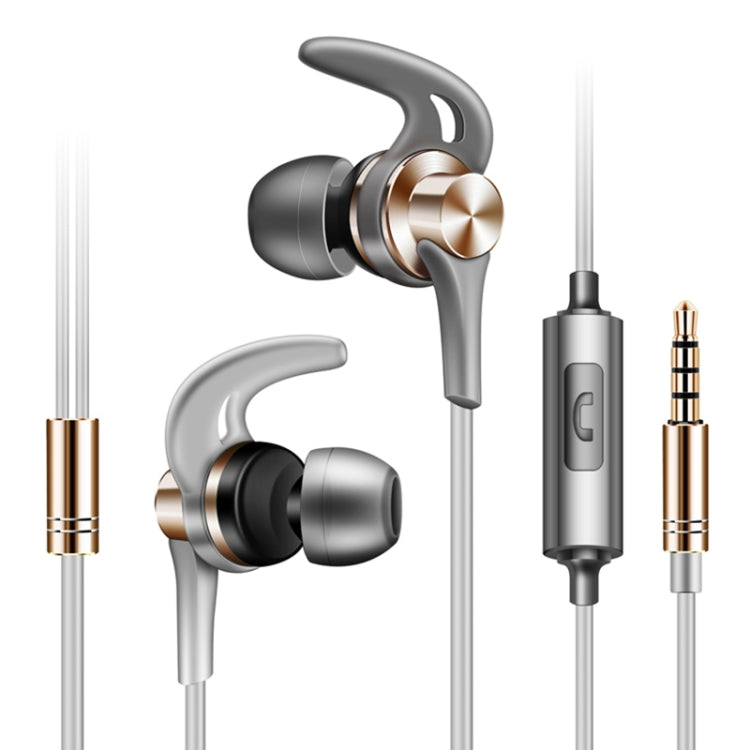 QKZ EQ1  CNC金屬鯊魚鰭耳機運動音樂耳機 ,帶麥版