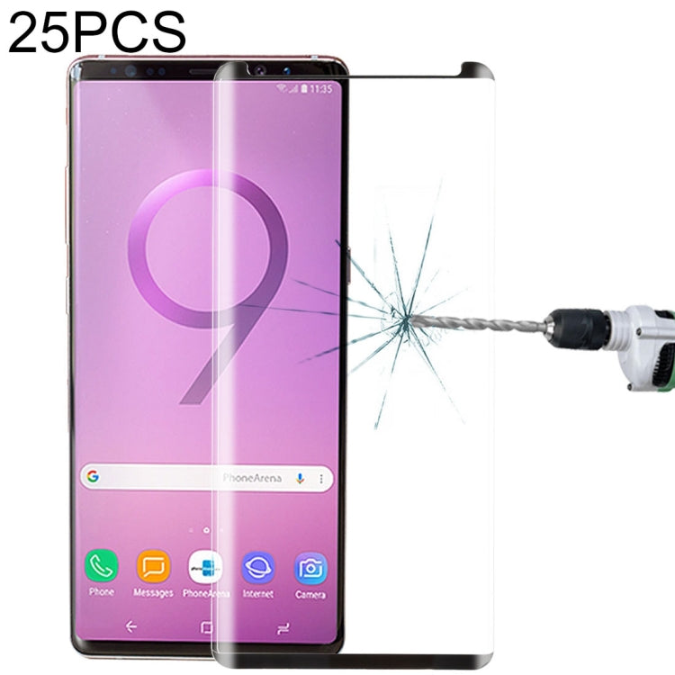 25個裝 適用於三星Galaxy Note 9 0.26mm厚度 曲面邊膠，縮小版