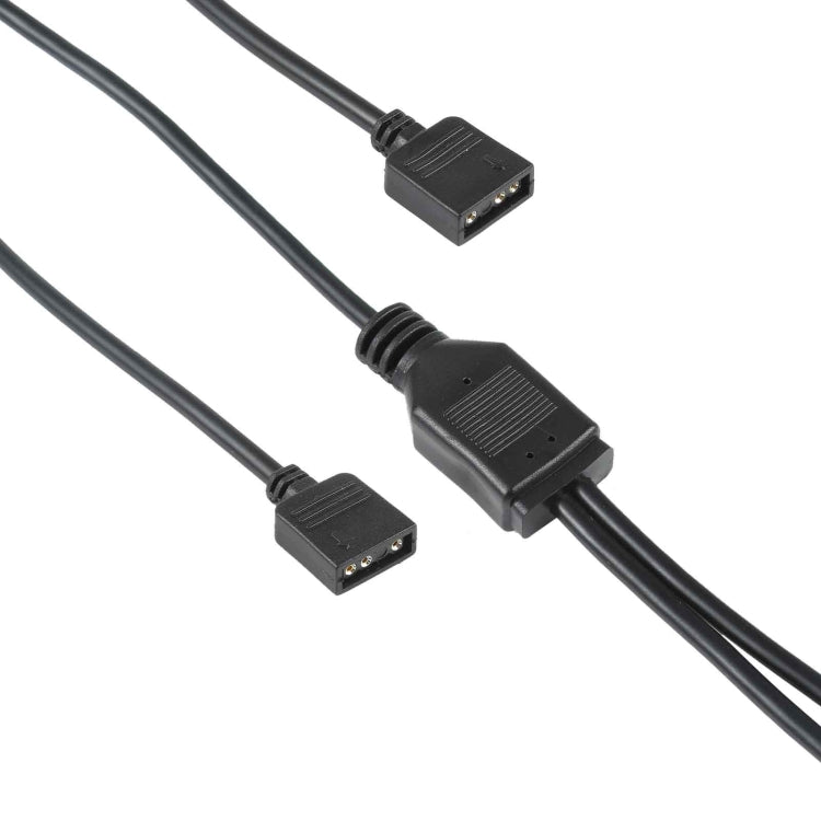 3針5V 一分二 主板AURA RGB 電腦風扇延長線 適用於華碩