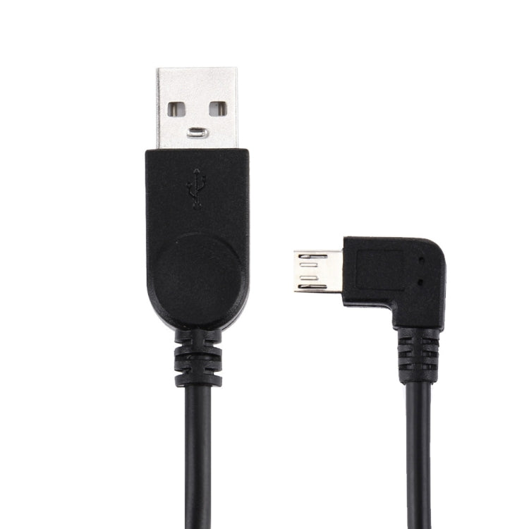 Micro USB 轉 USB 數據充電線 90度右轉, 28cm