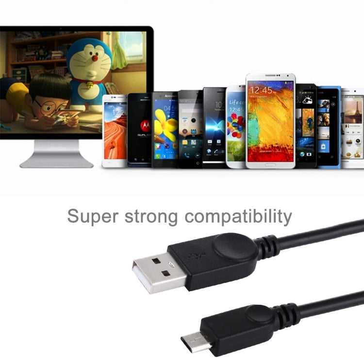 USB 2.0 轉 Micro USB + USB 數據充電線, 50cm 1拖二