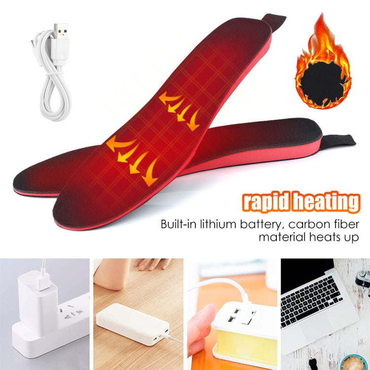 充電式電熱鞋墊 無線遙控智能保暖鞋墊，尺寸:中碼