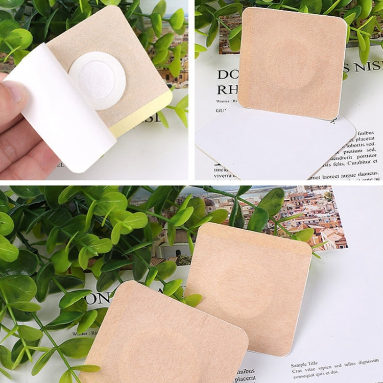 10pcs 042 Spunlace Non-woven Stickers Anti-osmosis Three-volt Belly Button Plaster, Size: 8x8x3.5cm(Plum Shape)