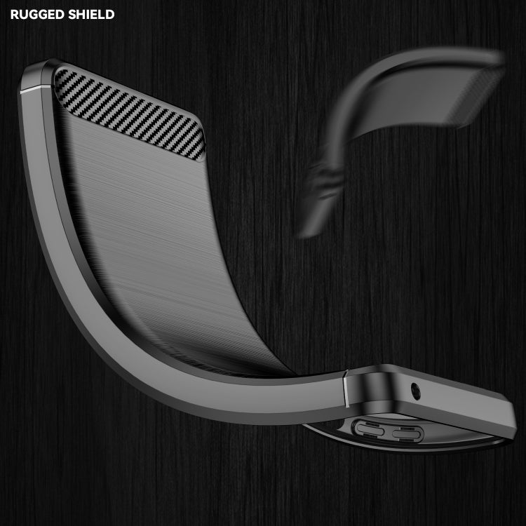 適用於索尼 Xperia XZ3 拉絲紋碳纖維TPU手機保護殼