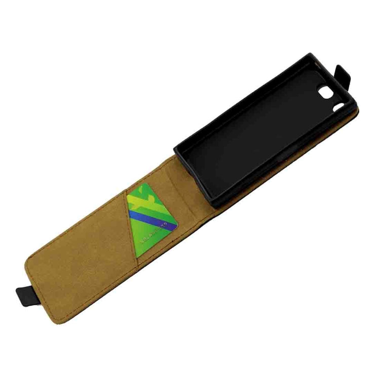 適用於索尼Xperia XZ1 Compact 上下開TPU商務皮套 帶卡槽