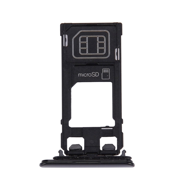 適用於索尼 Xperia XZ 單卡 SIM + SD卡卡托 , For Xperia XZ Single SIM Black, For XZ Single SIM