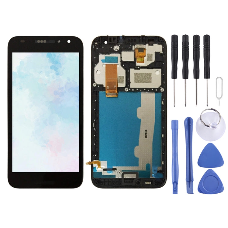 適用於Alcatel A3 5046 / 5046D / 5046X / OT5046  OEM液晶觸摸總成帶框 , For Alcatel A3